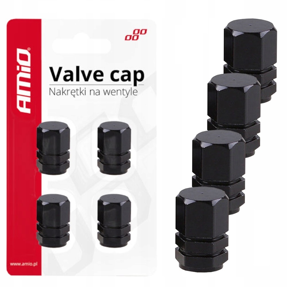 Nakrętki Do Kół Na Wentyle Koła Kapturki Aluminiowe 4 sztuki Komplet - obrazek 2