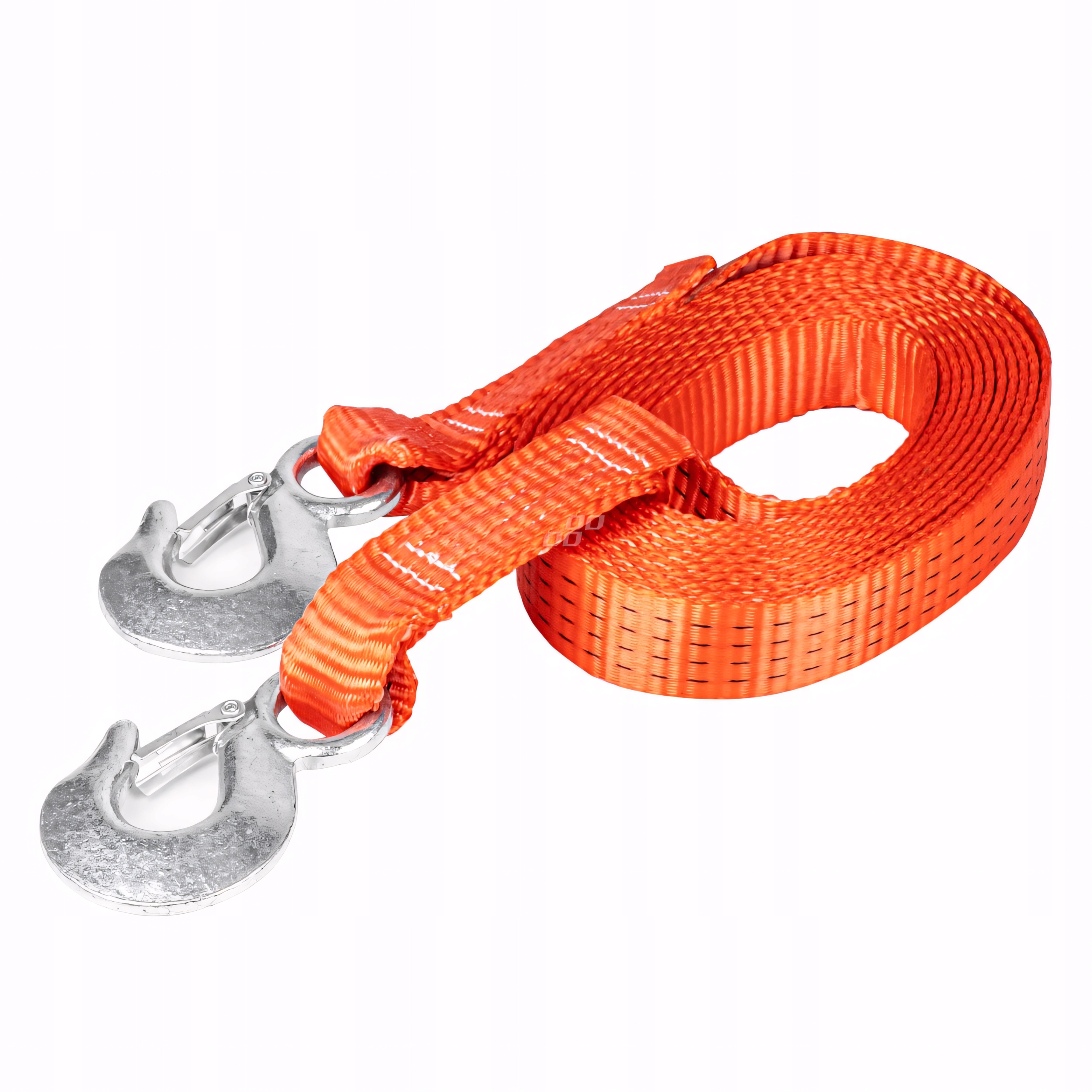 Lina Linka Holownicza Z Hakami Amio 5m 4,5T Czerwona Pas Holowniczy - obrazek 2