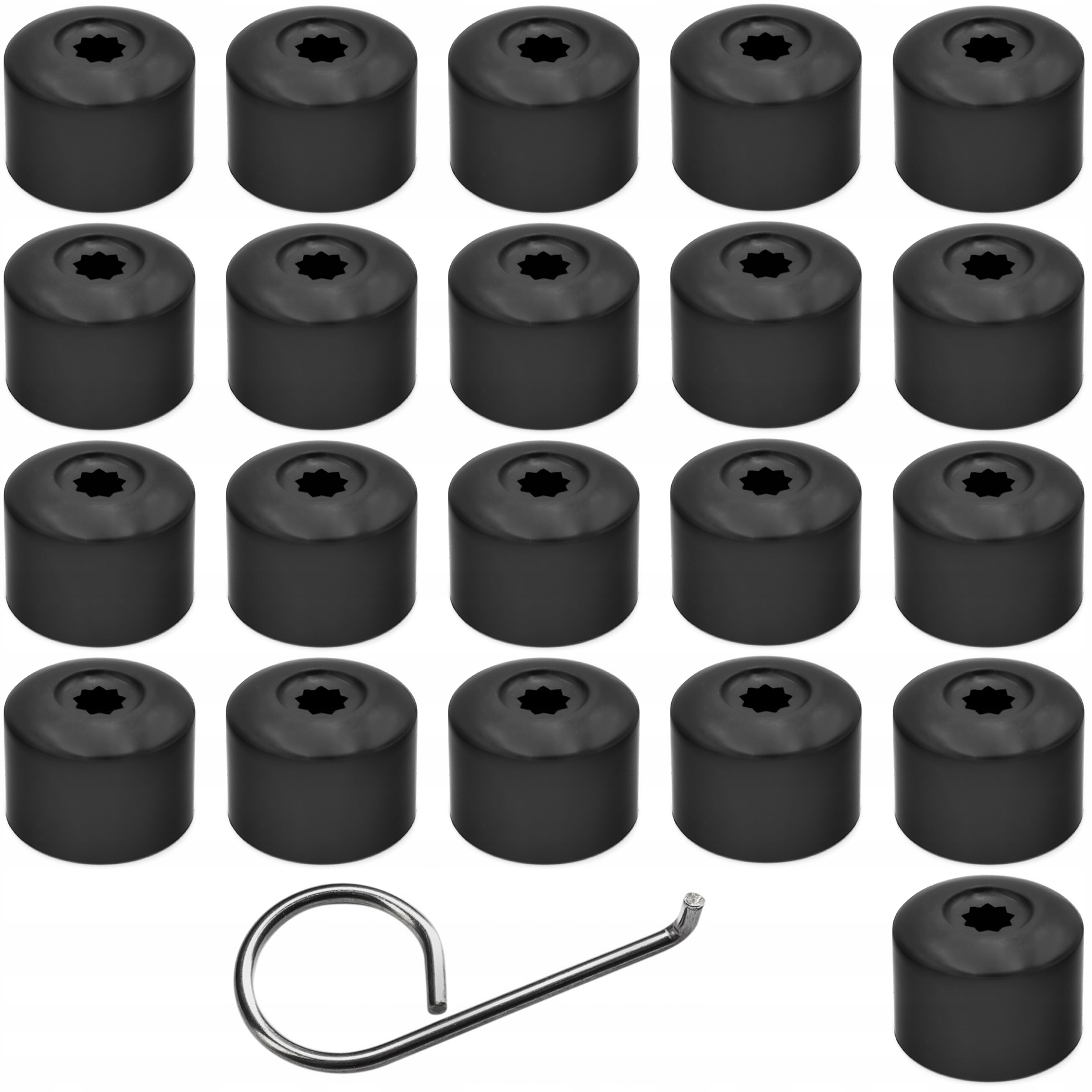 NAKŁADKI KAPSLE ZAŚLEPKI NA ŚRUBY FELG VW 17 mm