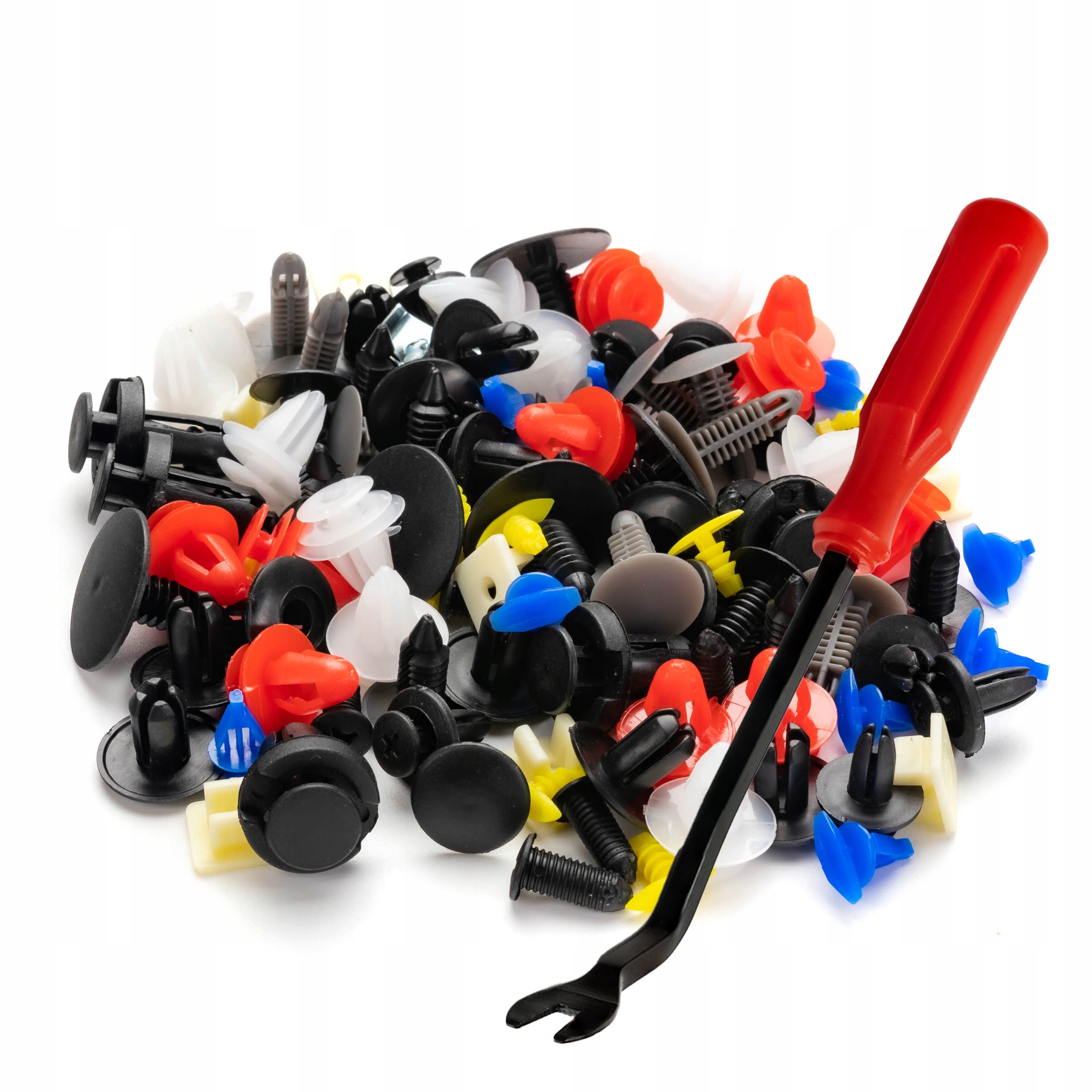 ZESTAW UNIWERSALNYCH SPINEK SAMOCHODOWYCH 100 SZT