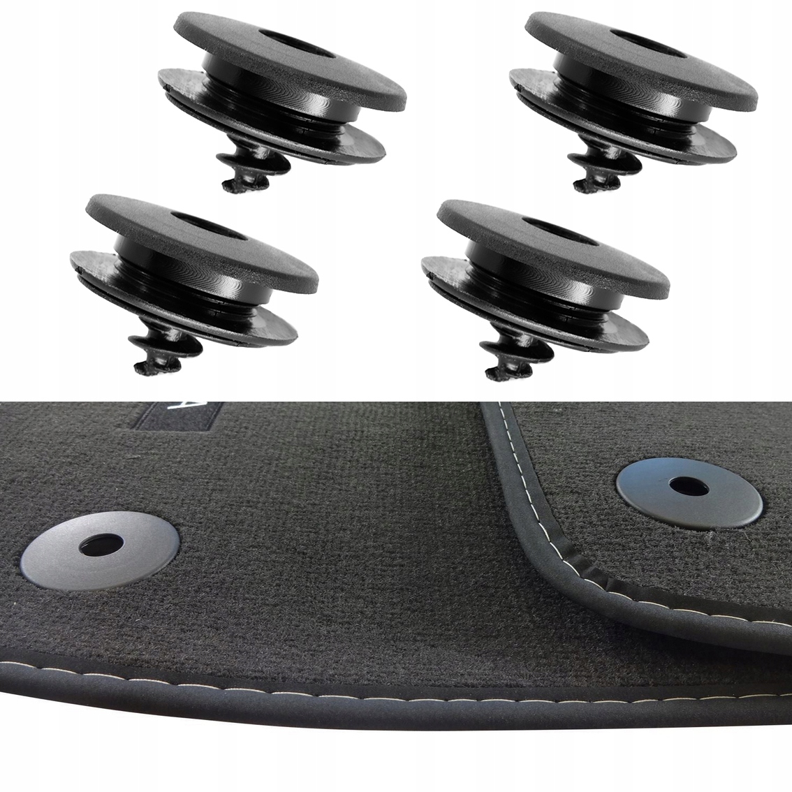 4X SPINKA STOPER KLIPS WKRĘT DYWANIKÓW UNIWERSALNY - obrazek 2