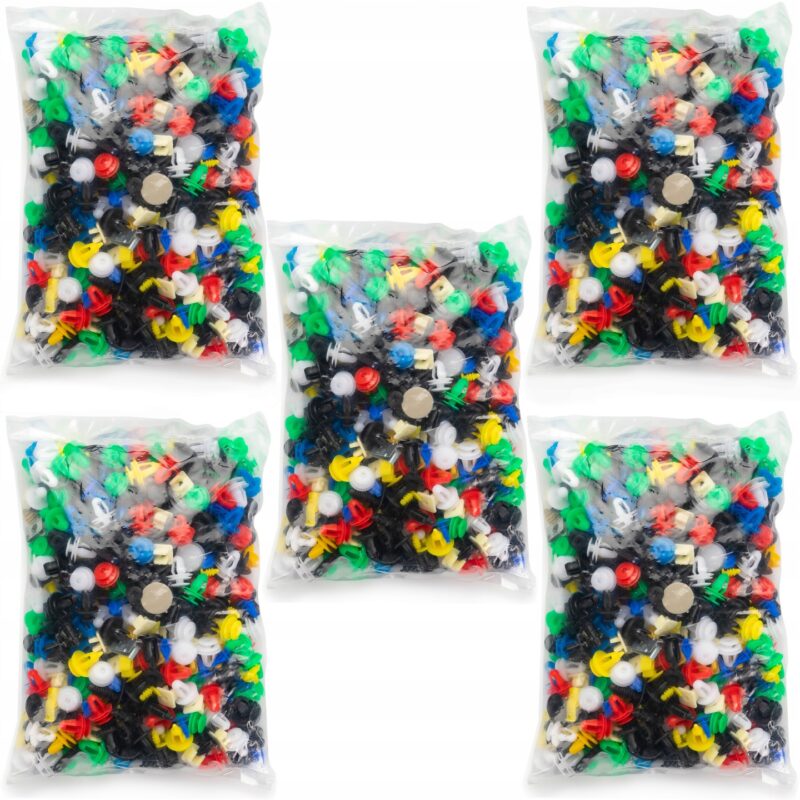 ZESTAW UNIWERSALNYCH SPINEK SAMOCHODOWYCH 2500 SZT