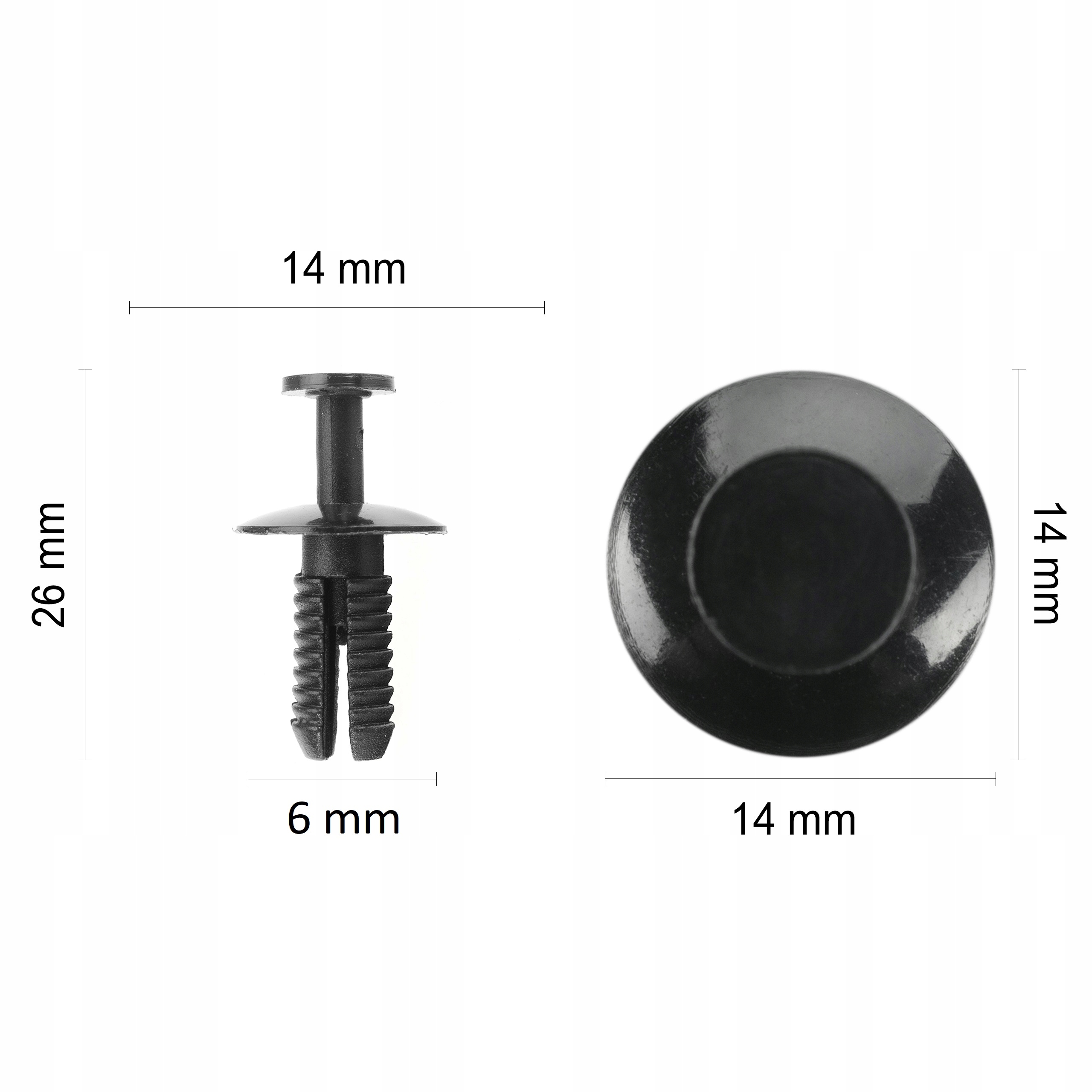 1x SPINKA OSŁONY SILNIKA ZDERZAKA VW AUDI SKODA - obrazek 3