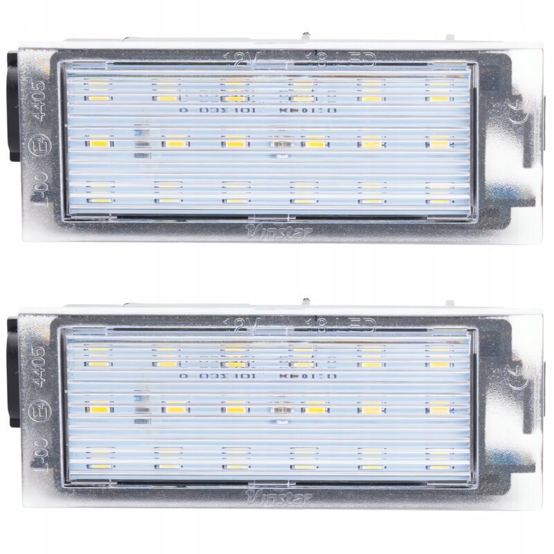 Oświetlenie Tablicy Rejestracyjnej Lampki LED Renault Megane 2 Laguna 3