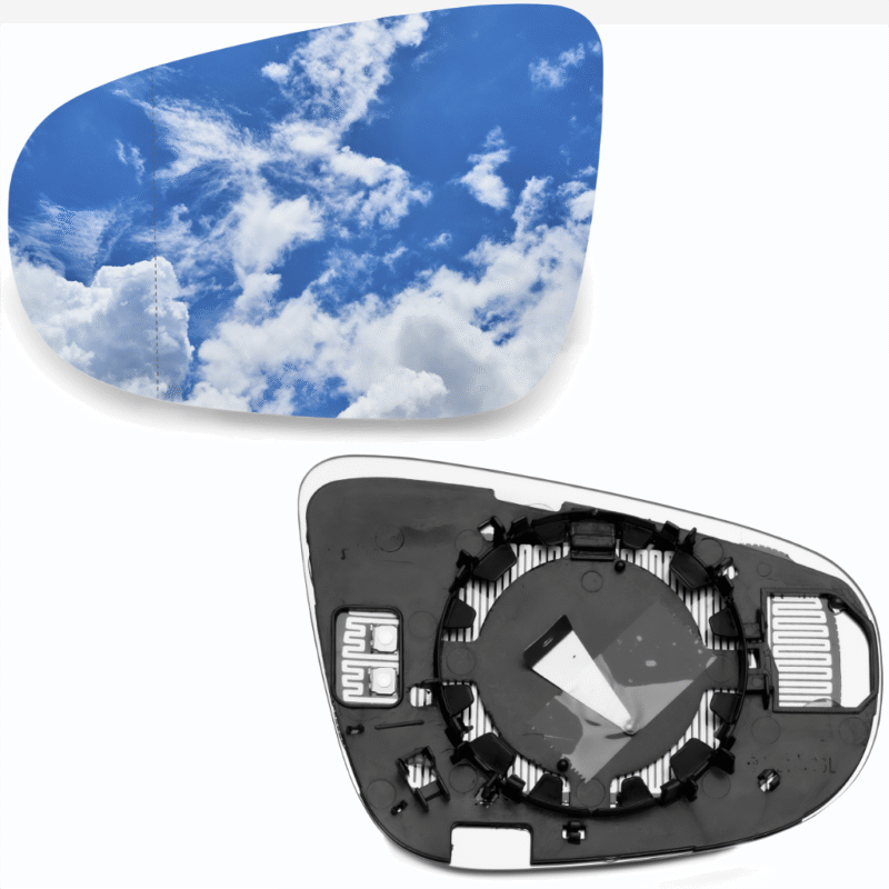 WKŁAD LUSTERKA LEWY GOLF VI TOURAN 08-2014 GRZANY