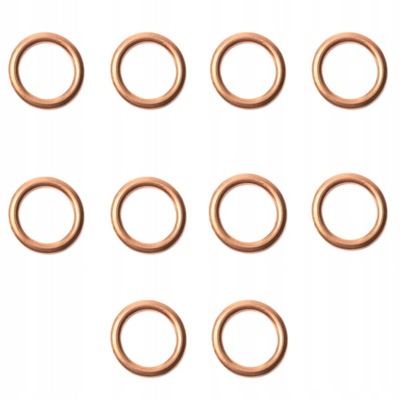 10x MIEDZIANA USZCZELKA KORKA SPUSTU OLEJU 16x22x2