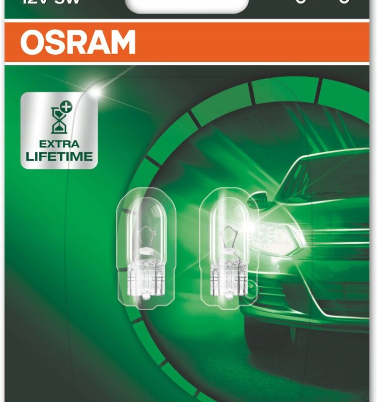 OSRAM ULTRA LIFE ŻARÓWKI SAMOCHODOWE 2825ULT-02B W5W