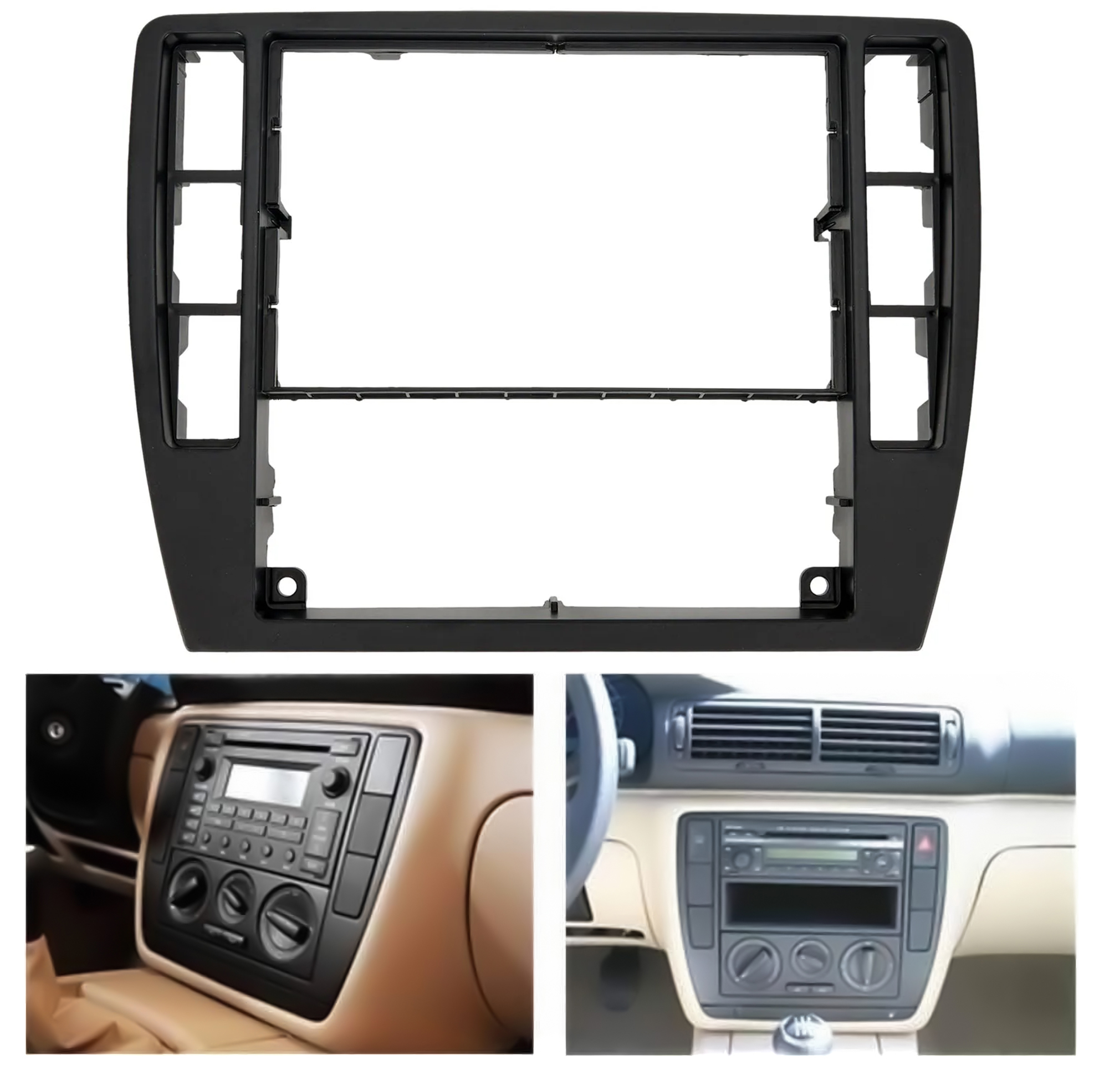 RAMKA KONSOLI POD NAWIGACJE VW PASSAT B5 B5FL 2DIN - obrazek 3