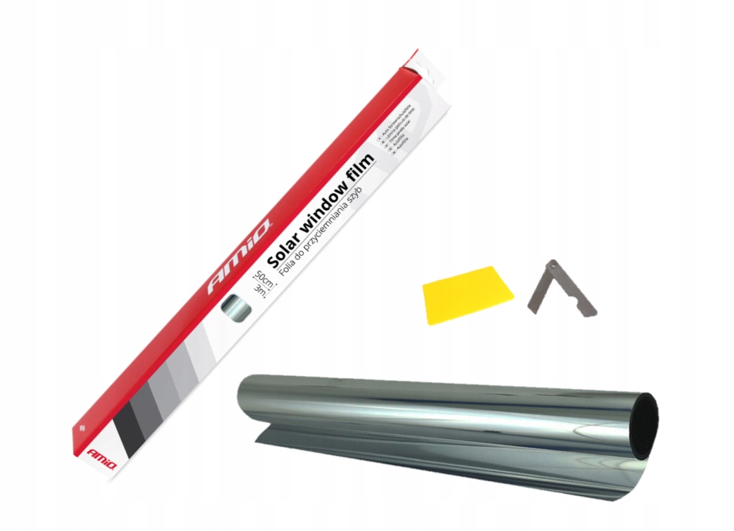 Folia Do Oklejania Szyb Okleina Szyb Lustro Weneckie Srebrna 85% - obrazek 2