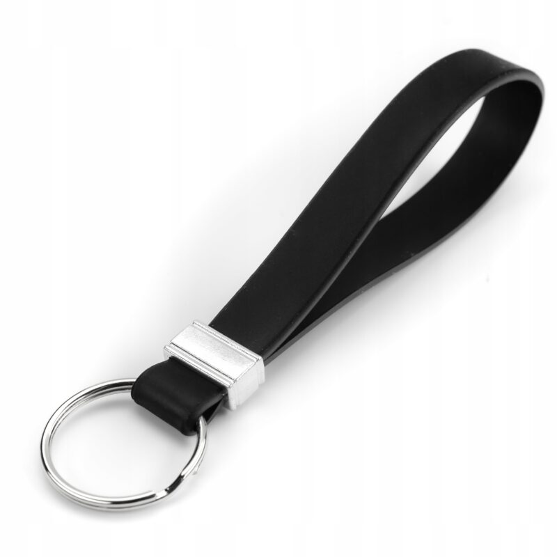 BRELOK SILIKONOWY SMYCZKA DO KLUCZY AUTA CZARNY