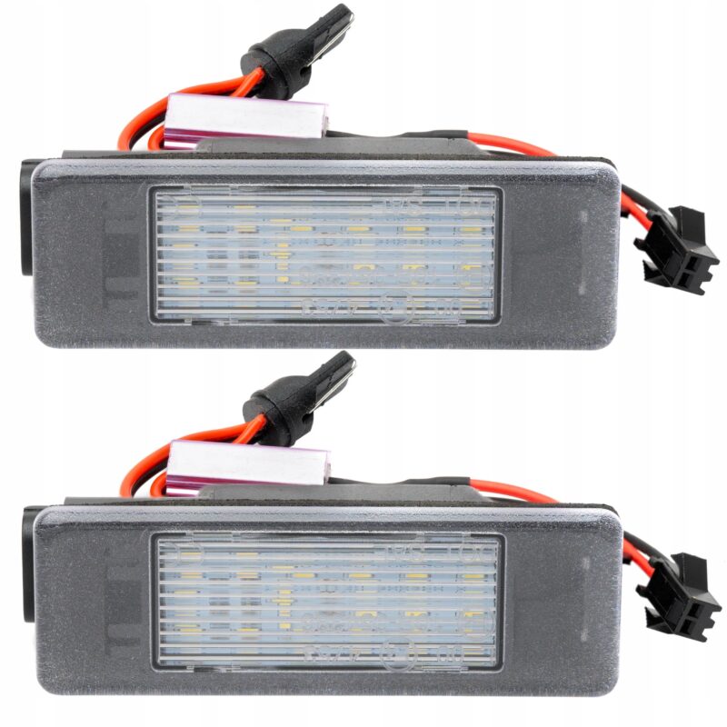 Oświetlenie Tablicy Rejestracyjnej Lampki LED Citroen C2 C3 C4 C5 C6 Jumpy