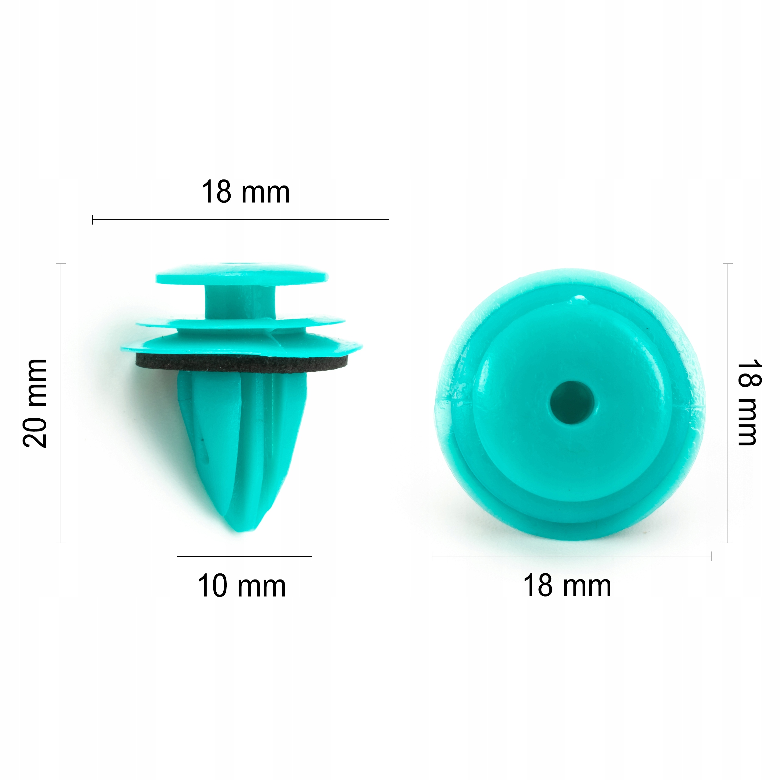 1x SPINKA TAPICERKI LISTWY HONDA JAZZ CIVIC CR-V - obrazek 3