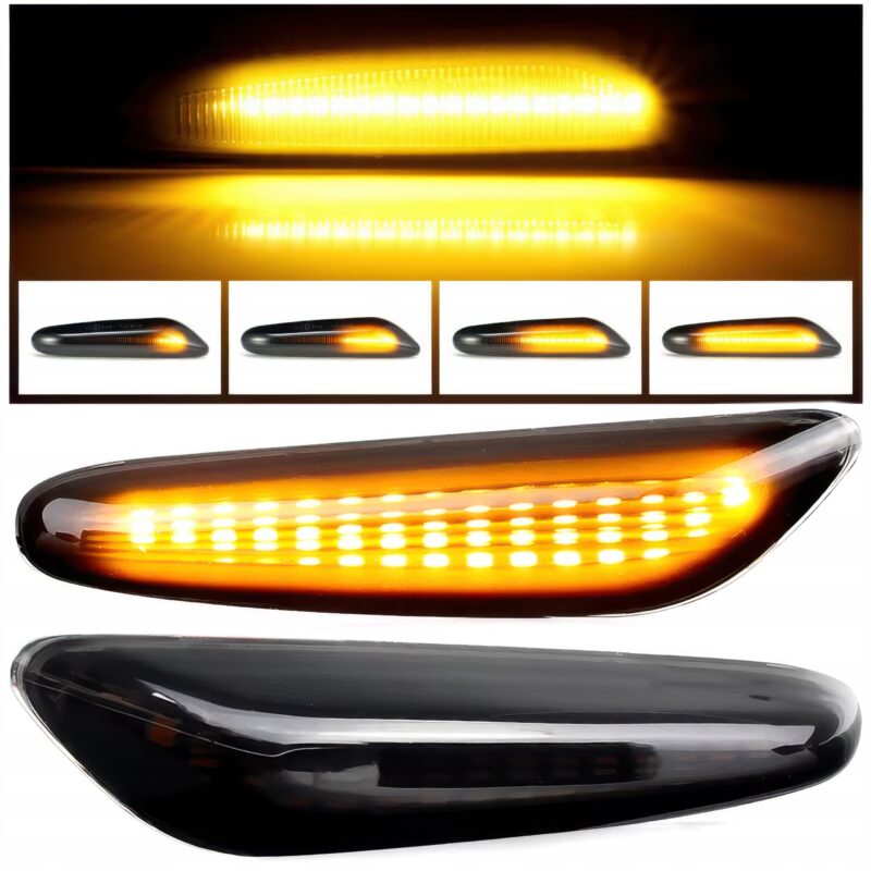 Kierunkowskazy Dynamiczne Led Migacze Pływające BMW E46 E60 E90 E92 E81 E87