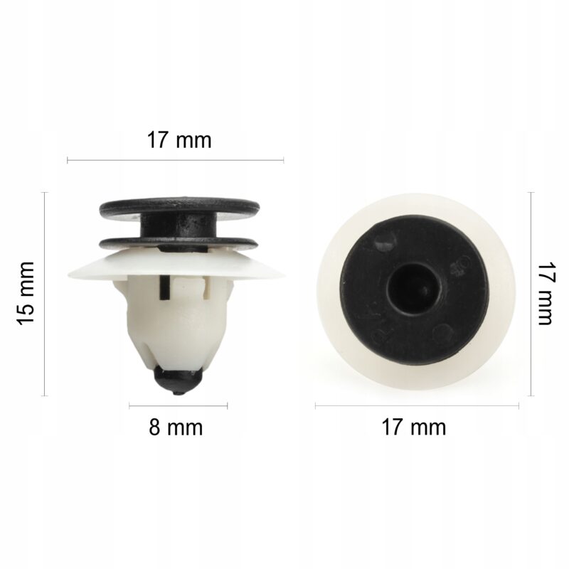 1x SPINKA KOŁEK TAPICERKI VOLVO C30 S40 S60 S80